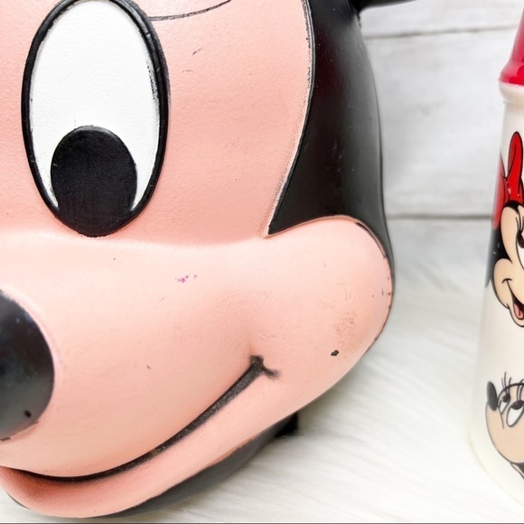 RARE Disney Vintage Minnie Mouse Aladdin Lunchbox and Thermos Set Complete Set - Picture 3 of 16